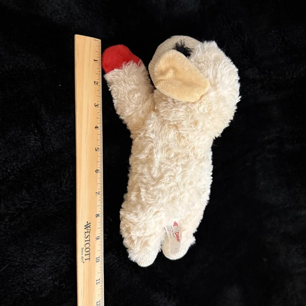 Mary Meyer Lamb Chop Dog Toy Plush Sheep Squeaker Stuffed‎ Animal